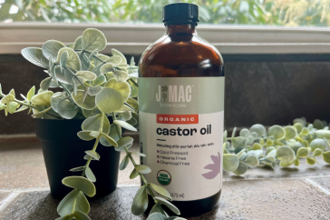 Bottle of castor oil