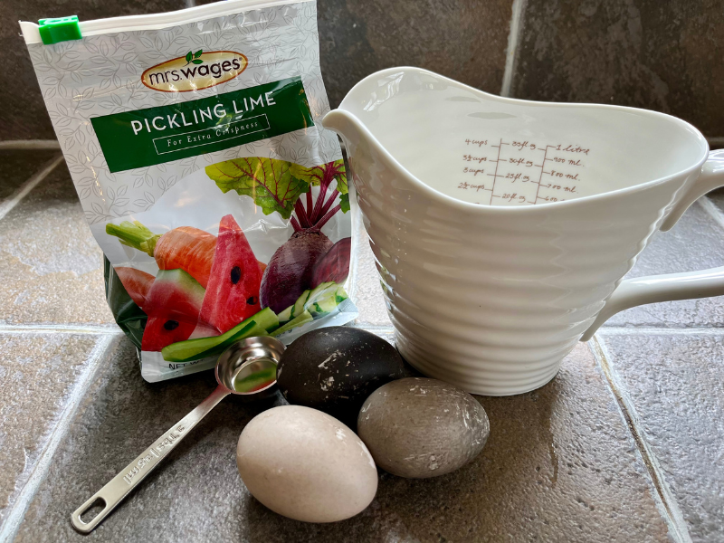 water glassing eggs supplies