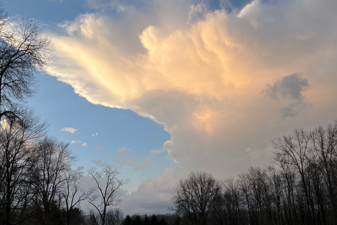 cloud shaped like angel