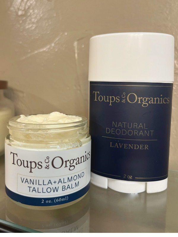 toups and co tallow balm and deodorant